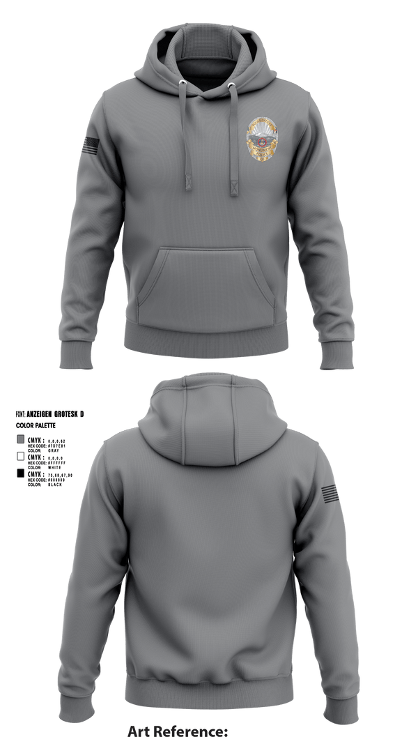 Hoodie, Monument Police Department, Police, Teamtime, Team time, sublimation, custom sports apparel, team uniforms, spirit wear, spiritwear, sports uniforms, custom shirts, team store, custom team store, fundraiser sports, apparel fundraiser