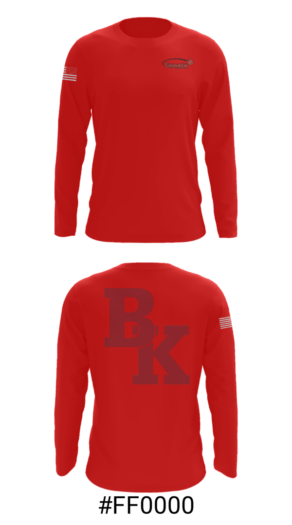 Long Sleeve Performance Shirt, Bishop Kelley High School Tennis, Tennis, Teamtime, Team time, sublimation, custom sports apparel, team uniforms, spirit wear, spiritwear, sports uniforms, custom shirts, team store, custom team store, fundraiser sports, apparel fundraiser