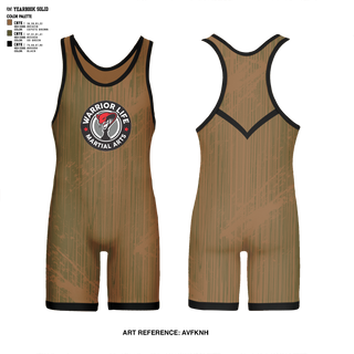 Wrestling Singlet, Warrior Life Martial Arts, Wrestling, Teamtime, Team time, sublimation, custom sports apparel, team uniforms, spirit wear, spiritwear, sports uniforms, custom shirts, team store, custom team store, fundraiser sports, apparel fundraiser