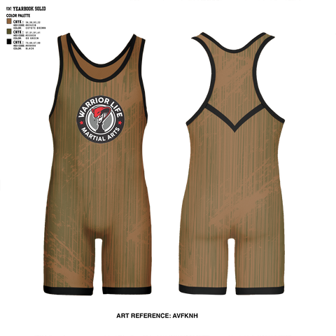 Wrestling Singlet, Warrior Life Martial Arts, Wrestling, Teamtime, Team time, sublimation, custom sports apparel, team uniforms, spirit wear, spiritwear, sports uniforms, custom shirts, team store, custom team store, fundraiser sports, apparel fundraiser