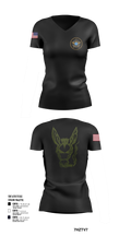 Lowndes County Sheriff’s Office Special Operations Division 52350448 Women's Short Sleeve V-neck Shirt - 104