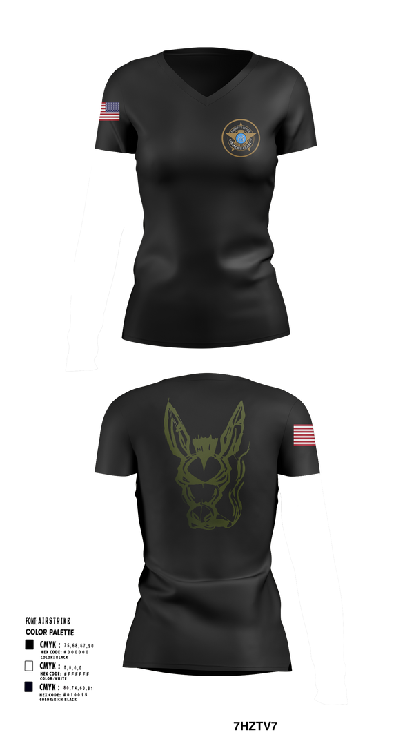 Womens Short Sleeve Vneck Shirt, Lowndes County Sheriff’s Office Special Operations Division, , Teamtime, Team time, sublimation, custom sports apparel, team uniforms, spirit wear, spiritwear, sports uniforms, custom shirts, team store, custom team store, fundraiser sports, apparel fundraiser