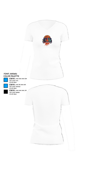 Womens Short Sleeve Vneck Shirt, Lo Mucha, Men's Basketball, Teamtime, Team time, sublimation, custom sports apparel, team uniforms, spirit wear, spiritwear, sports uniforms, custom shirts, team store, custom team store, fundraiser sports, apparel fundraiser