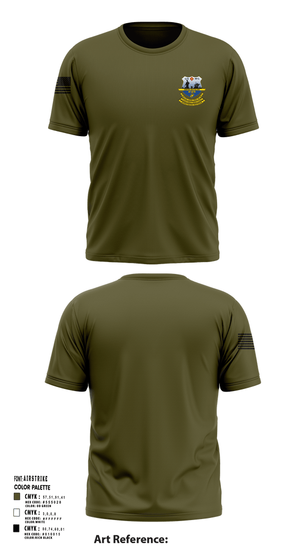 Short Sleeve Performance Shirt, Echo Co. 2nd battalion, 25th Marine Regiment, , Teamtime, Team time, sublimation, custom sports apparel, team uniforms, spirit wear, spiritwear, sports uniforms, custom shirts, team store, custom team store, fundraiser sports, apparel fundraiser