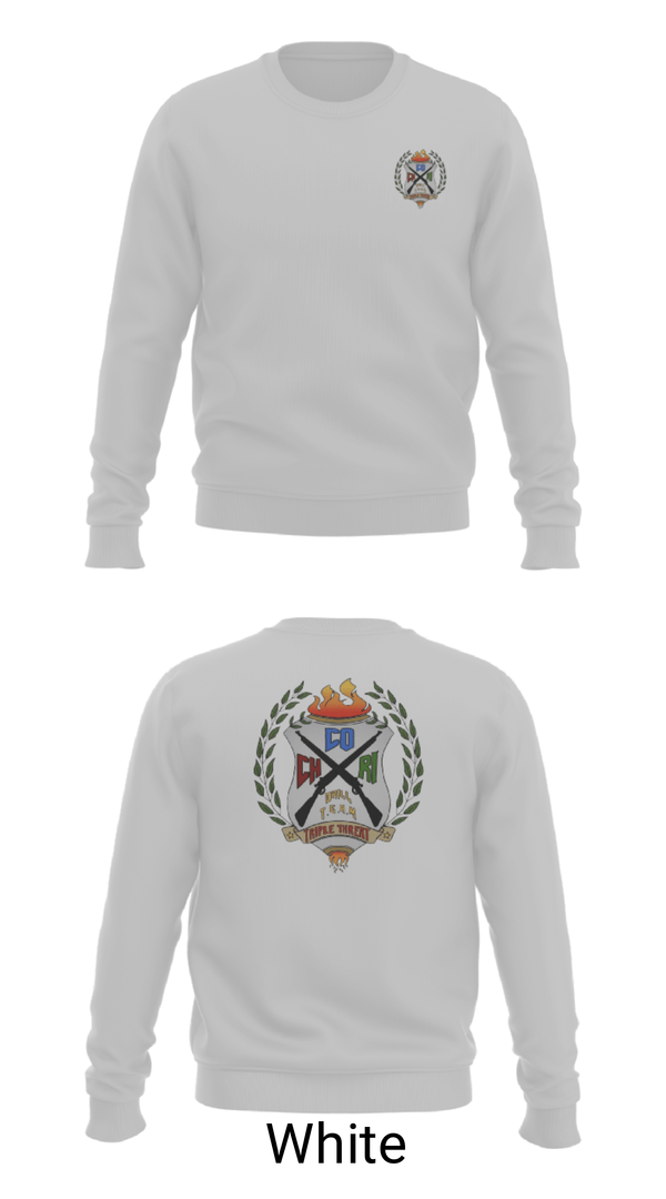 Crew Neck Sweatshirt, Triple Threat, Spirit Store, Teamtime, Team time, sublimation, custom sports apparel, team uniforms, spirit wear, spiritwear, sports uniforms, custom shirts, team store, custom team store, fundraiser sports, apparel fundraiser