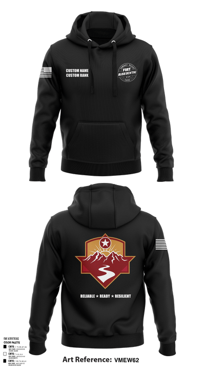 Fort Bliss DENTAC 45605501 Hoodie - 115