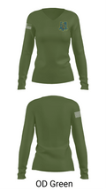 981st MP CO 43047694 Women's Long Sleeve V-neck Shirt - 57