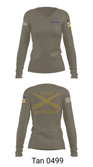 Womens Long Sleeve Vneck Shirt, Busch Latte, Army, Teamtime, Team time, sublimation, custom sports apparel, team uniforms, spirit wear, spiritwear, sports uniforms, custom shirts, team store, custom team store, fundraiser sports, apparel fundraiser