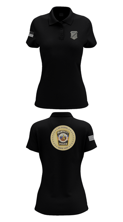 Swampscott Police 55581807 Women's Short Sleeve Performance Polo  - 33