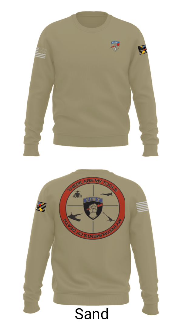 Crew Neck Sweatshirt, FiST, Army, Teamtime, Team time, sublimation, custom sports apparel, team uniforms, spirit wear, spiritwear, sports uniforms, custom shirts, team store, custom team store, fundraiser sports, apparel fundraiser