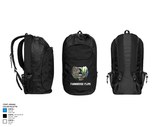 Gear Bag, Farmhouse flips, , Teamtime, Team time, sublimation, custom sports apparel, team uniforms, spirit wear, spiritwear, sports uniforms, custom shirts, team store, custom team store, fundraiser sports, apparel fundraiser