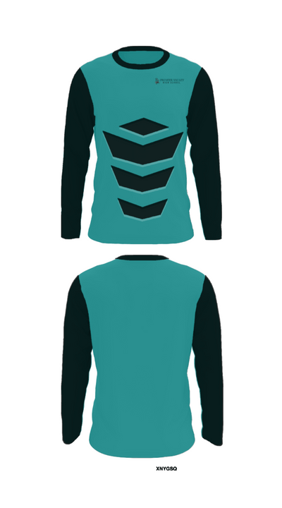 Pioneer Valley High School Track and Field 34935397 Long Sleeve Performance Shirt - 36