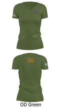 Rescue Engine 56DCFD RTC407 9148046 Women's Short Sleeve V-neck Shirt - 48