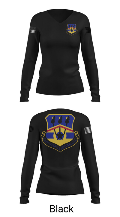 123d Contingency Response Group 43251587 Women's Long Sleeve V-neck Shirt - 21