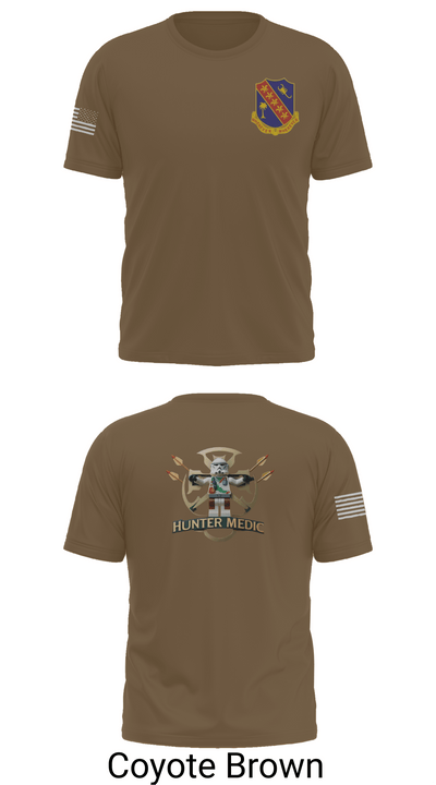 1-148th HHB Medics 16650436 Short Sleeve Performance Shirt - 15