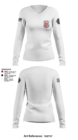 Women's Long Sleeve Vneck Shirt, 174 mac, Army, Teamtime, Team time, sublimation, custom sports apparel, team uniforms, spirit wear, spiritwear, sports uniforms, custom shirts, team store, custom team store, fundraiser sports, apparel fundraiser