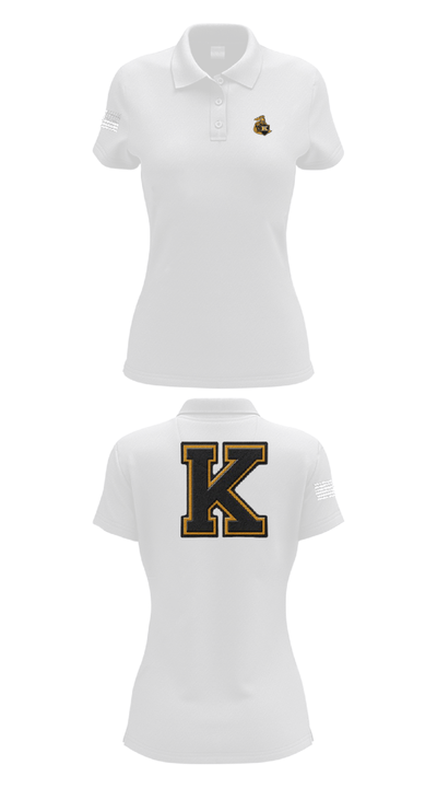 Floyd E Kellam High School Cross Country 93737190 Women's Short Sleeve Performance Polo  - 17