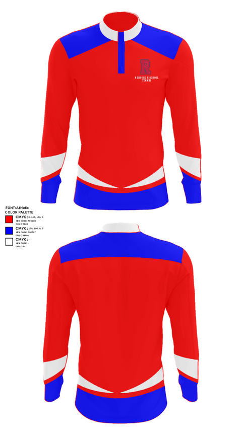 Quarter Zip Jacket, Reno High School Tennis, Tennis, Teamtime, Team time, sublimation, custom sports apparel, team uniforms, spirit wear, spiritwear, sports uniforms, custom shirts, team store, custom team store, fundraiser sports, apparel fundraiser