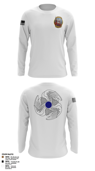 Long Sleeve Performance Shirt, 1-222nd AVN RGT, Army, Teamtime, Team time, sublimation, custom sports apparel, team uniforms, spirit wear, spiritwear, sports uniforms, custom shirts, team store, custom team store, fundraiser sports, apparel fundraiser