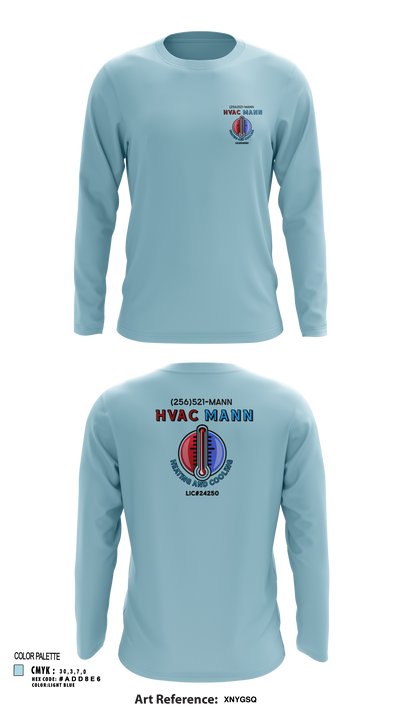 Hvacmannllc 74624786 Long Sleeve Performance Shirt 120