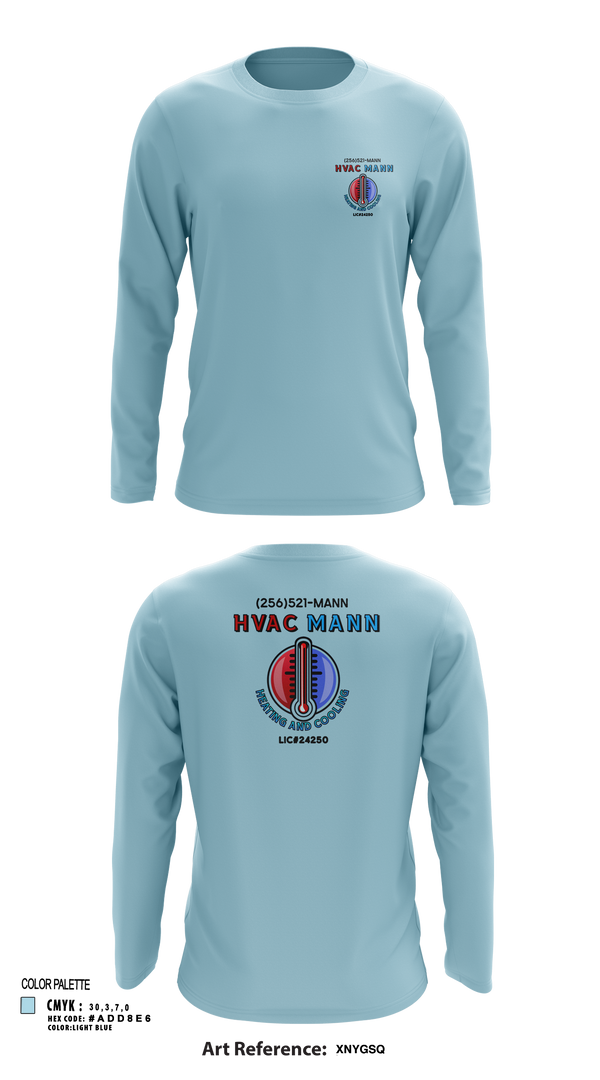 Long Sleeve Performance Shirt, Hvacmannllc, , Teamtime, Team time, sublimation, custom sports apparel, team uniforms, spirit wear, spiritwear, sports uniforms, custom shirts, team store, custom team store, fundraiser sports, apparel fundraiser