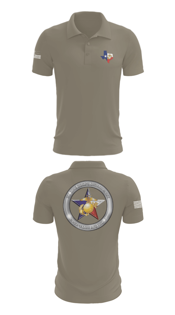 Short Sleeve Performance Polo, Goodfellow AFB MCD, Marines, Teamtime, Team time, sublimation, custom sports apparel, team uniforms, spirit wear, spiritwear, sports uniforms, custom shirts, team store, custom team store, fundraiser sports, apparel fundraiser