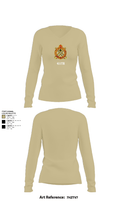 411TH 46316966 Women's Long Sleeve V-neck Shirt - 82