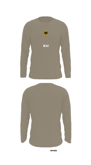 Long Sleeve Performance Shirt, Max, Air Force, Teamtime, Team time, sublimation, custom sports apparel, team uniforms, spirit wear, spiritwear, sports uniforms, custom shirts, team store, custom team store, fundraiser sports, apparel fundraiser