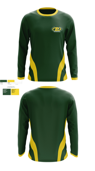 Placer Jr. Hillmen 59167303 Long Sleeve Performance Shirt - 1