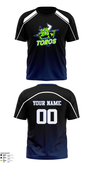 Northeast Toros Football 18068925 Short Sleeve Performance Shirt - 8