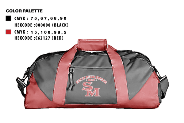 Duffle Bag, South Meck Girls Golf, Golf, Teamtime, Team time, sublimation, custom sports apparel, team uniforms, spirit wear, spiritwear, sports uniforms, custom shirts, team store, custom team store, fundraiser sports, apparel fundraiser