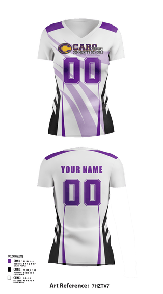 Womens Short Sleeve Vneck Shirt, Caro High School Volleyball, Women's Volleyball, Teamtime, Team time, sublimation, custom sports apparel, team uniforms, spirit wear, spiritwear, sports uniforms, custom shirts, team store, custom team store, fundraiser sports, apparel fundraiser