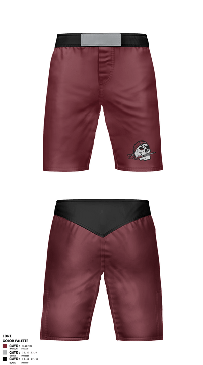 Braden River High School Wrestling 19591085 Fight Shorts - 2
