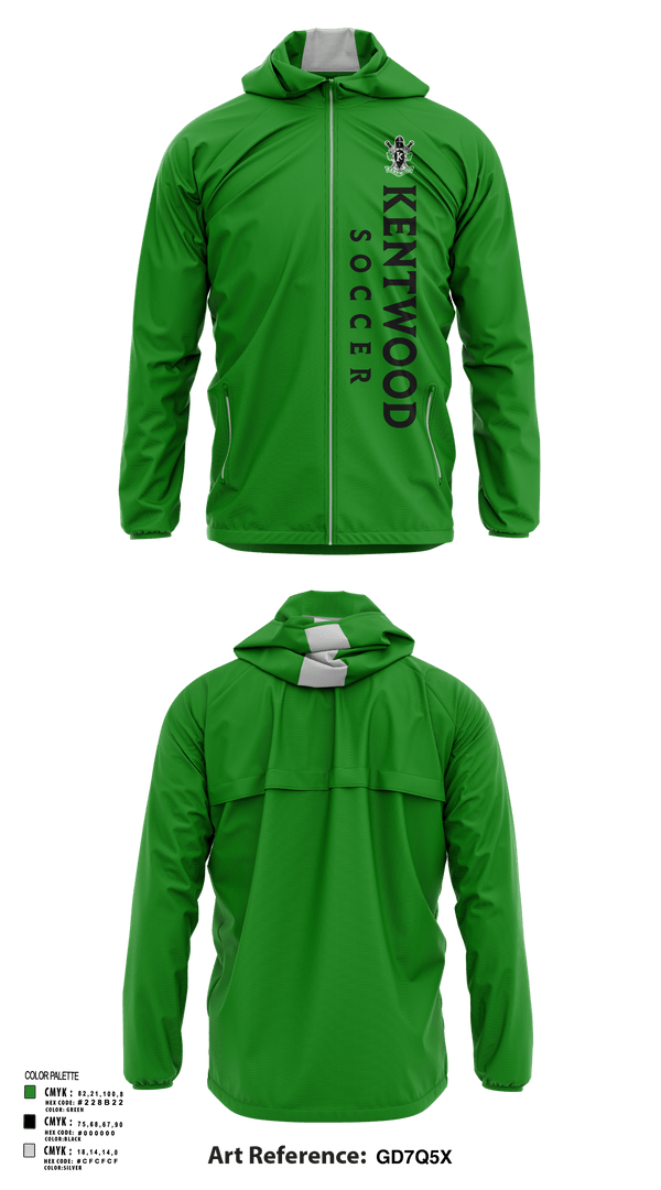 Windbreaker, Kentwood Conks, Women's Soccer, Teamtime, Team time, sublimation, custom sports apparel, team uniforms, spirit wear, spiritwear, sports uniforms, custom shirts, team store, custom team store, fundraiser sports, apparel fundraiser