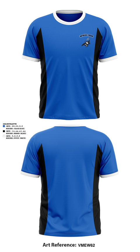 Short Sleeve Performance Shirt, Nevada High School Cheer, Cheer, Teamtime, Team time, sublimation, custom sports apparel, team uniforms, spirit wear, spiritwear, sports uniforms, custom shirts, team store, custom team store, fundraiser sports, apparel fundraiser