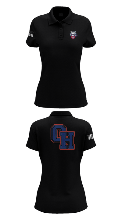 Oak Hill High School 95566271 Women's Short Sleeve Performance Polo  - 36