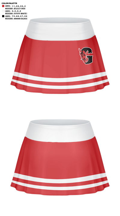 Glenwood Springs High School 12886681 Skort - 41
