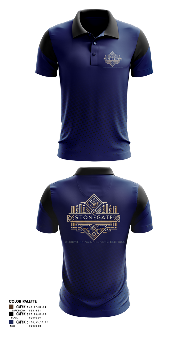 Short Sleeve Performance Polo, STONEGATE, , Teamtime, Team time, sublimation, custom sports apparel, team uniforms, spirit wear, spiritwear, sports uniforms, custom shirts, team store, custom team store, fundraiser sports, apparel fundraiser