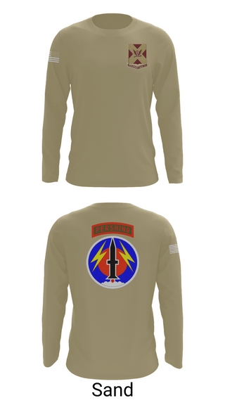Long Sleeve Performance Shirt, 4/9 Field Artillery 56 Command (Pershing), Army, Teamtime, Team time, sublimation, custom sports apparel, team uniforms, spirit wear, spiritwear, sports uniforms, custom shirts, team store, custom team store, fundraiser sports, apparel fundraiser