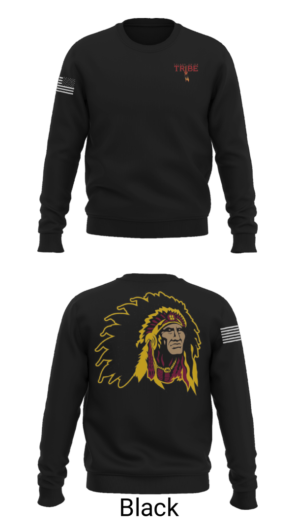 Crew Neck Sweatshirt, Tulare Union High School Soccer, Men's Soccer, Teamtime, Team time, sublimation, custom sports apparel, team uniforms, spirit wear, spiritwear, sports uniforms, custom shirts, team store, custom team store, fundraiser sports, apparel fundraiser