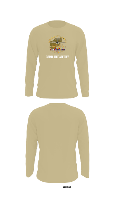 33rd Infantry 79937532 Long Sleeve Performance Shirt - 92