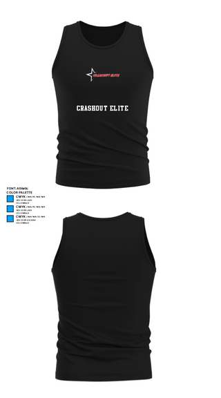Tank Top, Crashout elite, Men's Basketball, Teamtime, Team time, sublimation, custom sports apparel, team uniforms, spirit wear, spiritwear, sports uniforms, custom shirts, team store, custom team store, fundraiser sports, apparel fundraiser