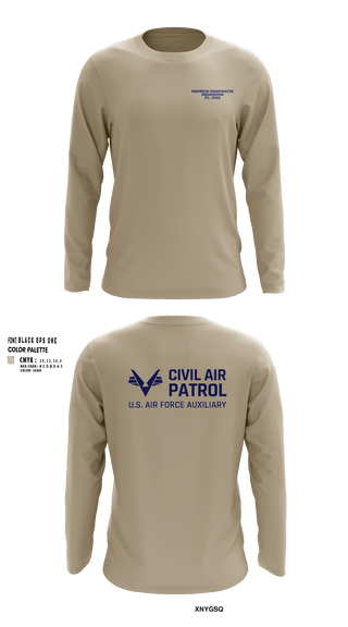 Long Sleeve Performance Shirt, VFW Post 8191Patrick Composite Squadron, Air Force, Teamtime, Team time, sublimation, custom sports apparel, team uniforms, spirit wear, spiritwear, sports uniforms, custom shirts, team store, custom team store, fundraiser sports, apparel fundraiser