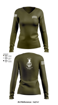 APSU RANGER CHALLENGE 6778670 Women's Long Sleeve V-neck Shirt - 1
