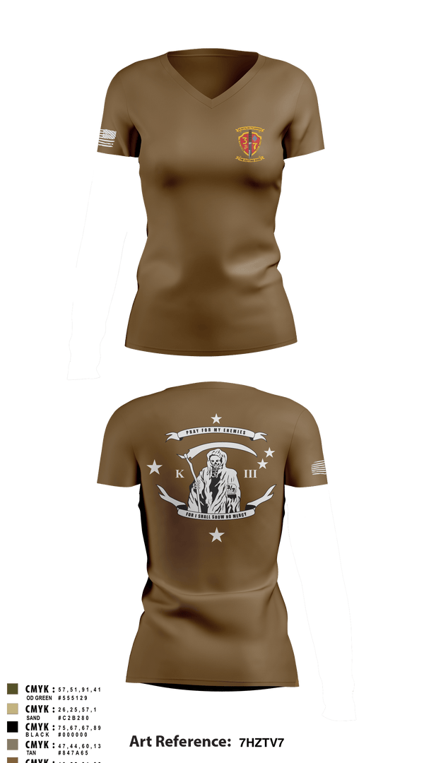 Womens Short Sleeve Vneck Shirt, V3/7, Marines, Teamtime, Team time, sublimation, custom sports apparel, team uniforms, spirit wear, spiritwear, sports uniforms, custom shirts, team store, custom team store, fundraiser sports, apparel fundraiser