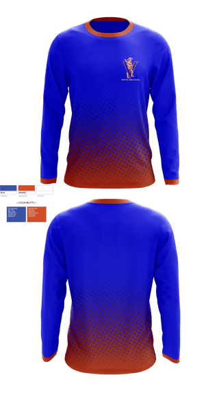Long Sleeve Rash Guard Shirt, Bowie, Wrestling, Teamtime, Team time, sublimation, custom sports apparel, team uniforms, spirit wear, spiritwear, sports uniforms, custom shirts, team store, custom team store, fundraiser sports, apparel fundraiser