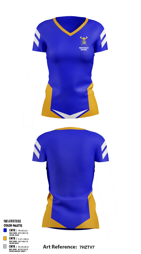 Womens Short Sleeve Vneck Shirt, Moapa Valley High School Softball, Softball, Teamtime, Team time, sublimation, custom sports apparel, team uniforms, spirit wear, spiritwear, sports uniforms, custom shirts, team store, custom team store, fundraiser sports, apparel fundraiser