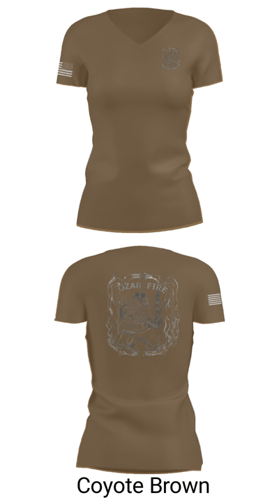 OZARK FIRE 56967541 Women's Short Sleeve V-neck Shirt - 8