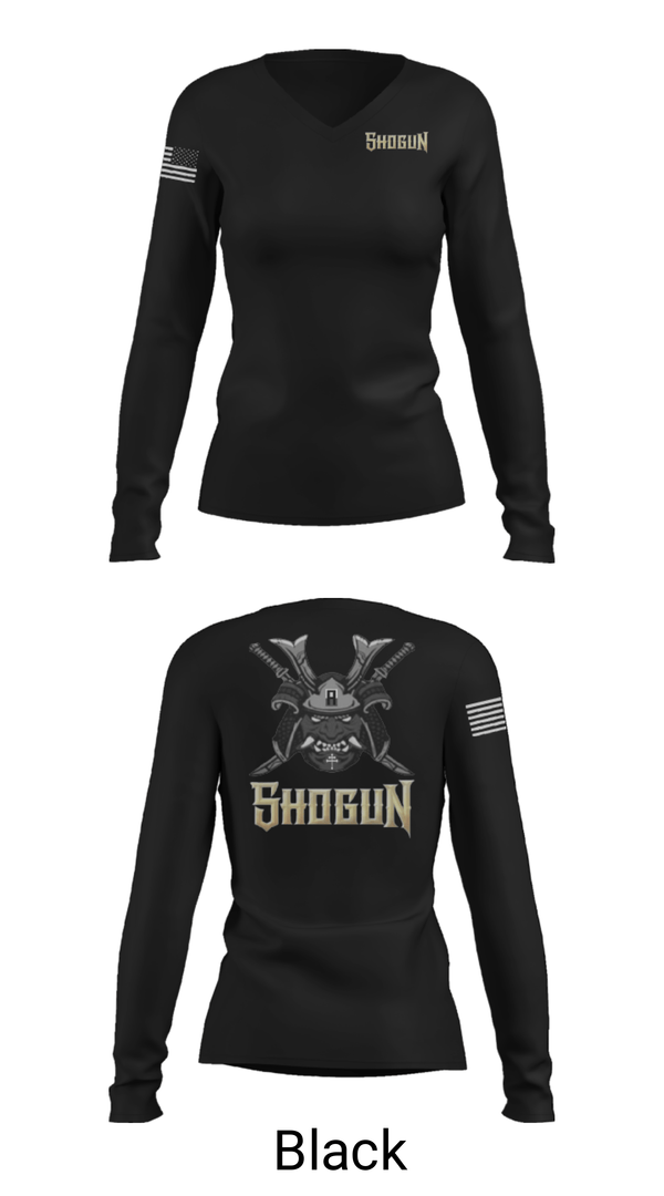 Womens Long Sleeve Vneck Shirt, Shogun, , Teamtime, Team time, sublimation, custom sports apparel, team uniforms, spirit wear, spiritwear, sports uniforms, custom shirts, team store, custom team store, fundraiser sports, apparel fundraiser
