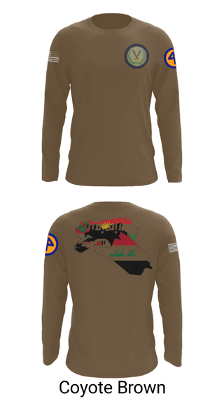 Long Sleeve Performance Shirt, 44th ICBT, National Guard, Teamtime, Team time, sublimation, custom sports apparel, team uniforms, spirit wear, spiritwear, sports uniforms, custom shirts, team store, custom team store, fundraiser sports, apparel fundraiser